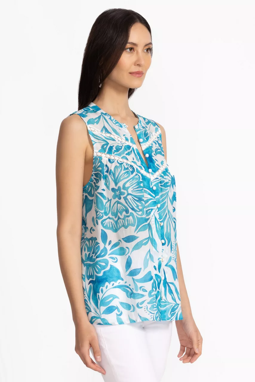 Johnny Was TANK BLOUSE Bethany