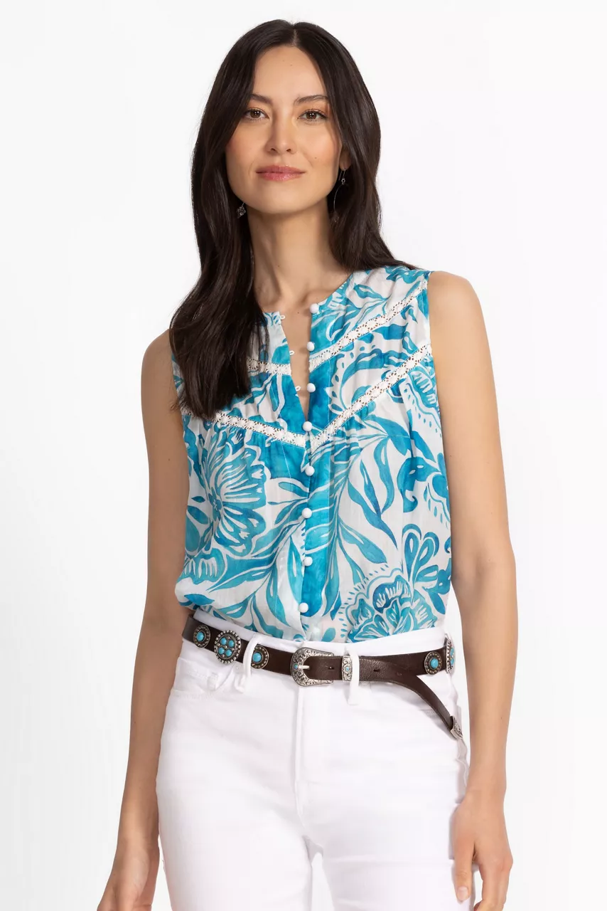 Johnny Was TANK BLOUSE Bethany