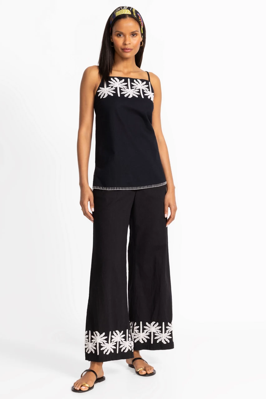 Johnny Was TANK TUNIC Black