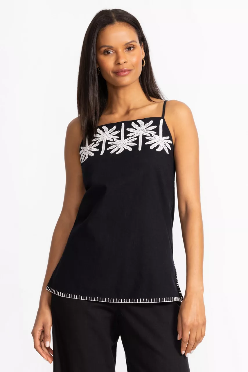 johnny was TANK TUNIC Black