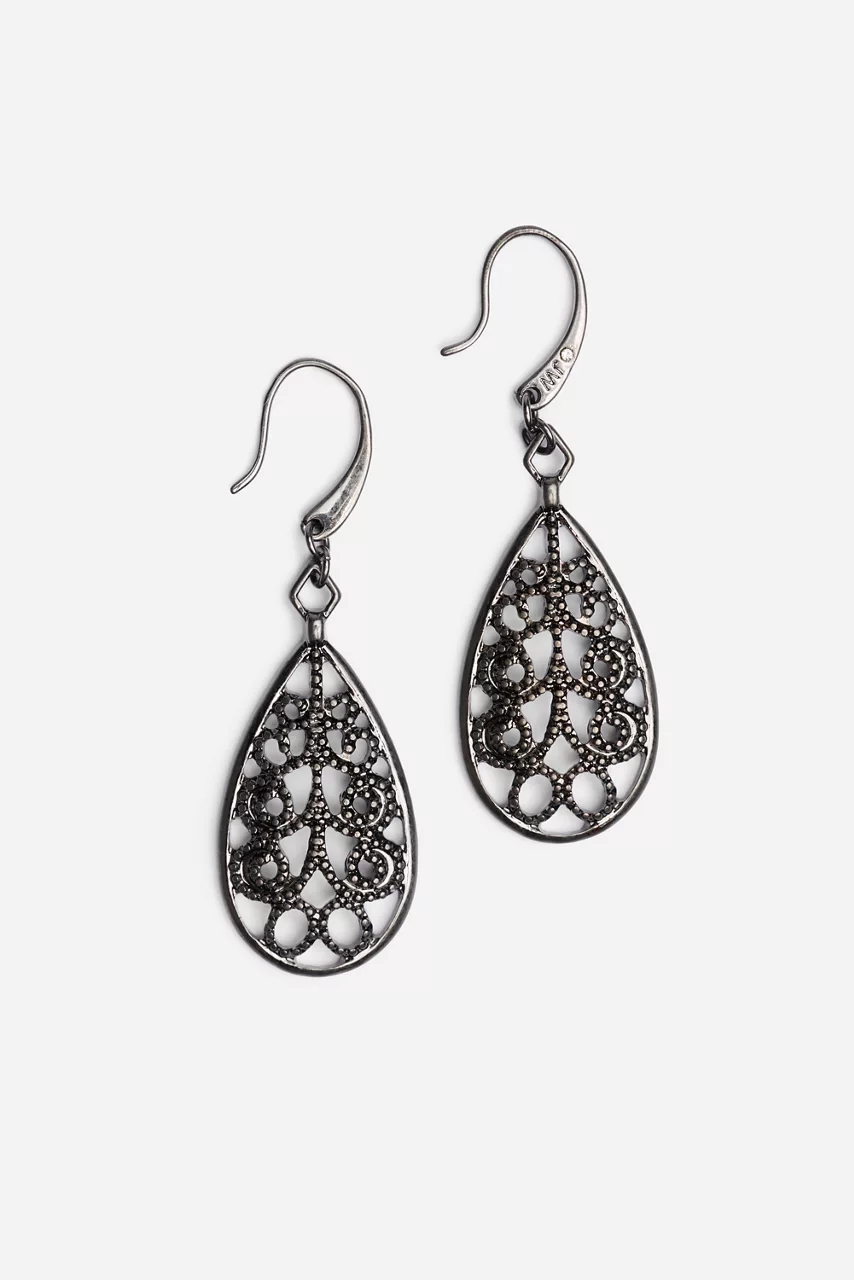 johnny was TEARDROP EARRINGS Silver