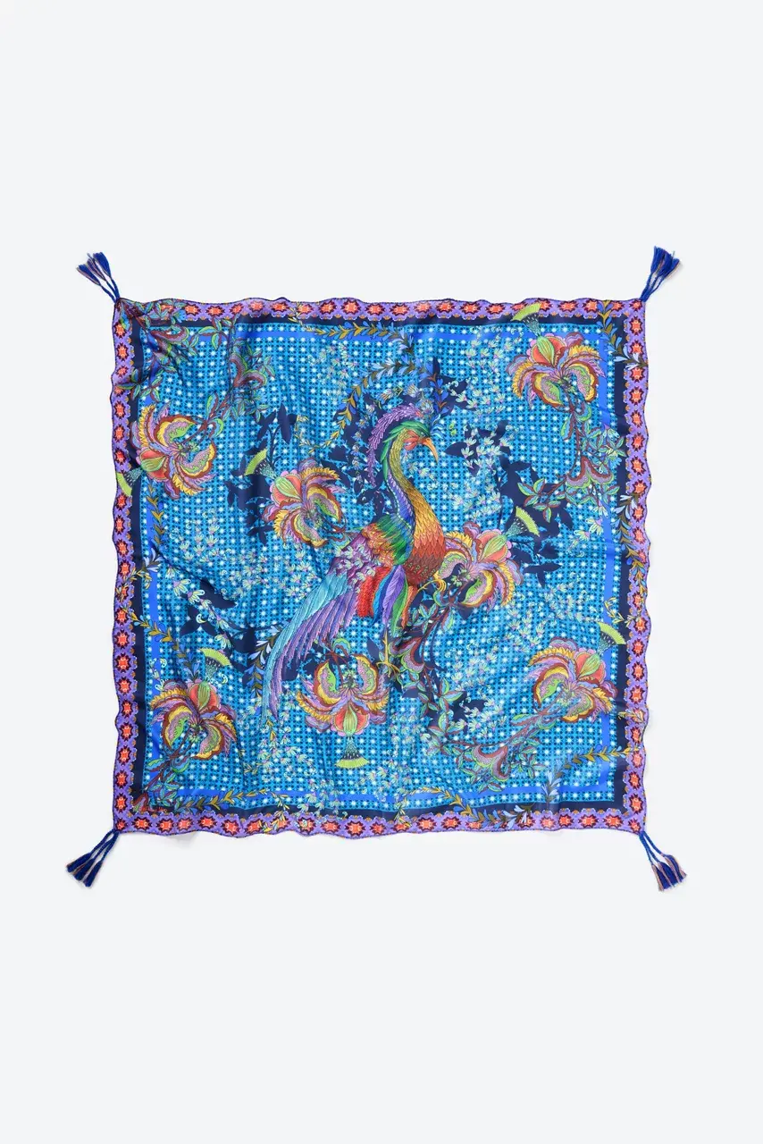 Johnny Was THALASSA SILK SCARF Thalassa