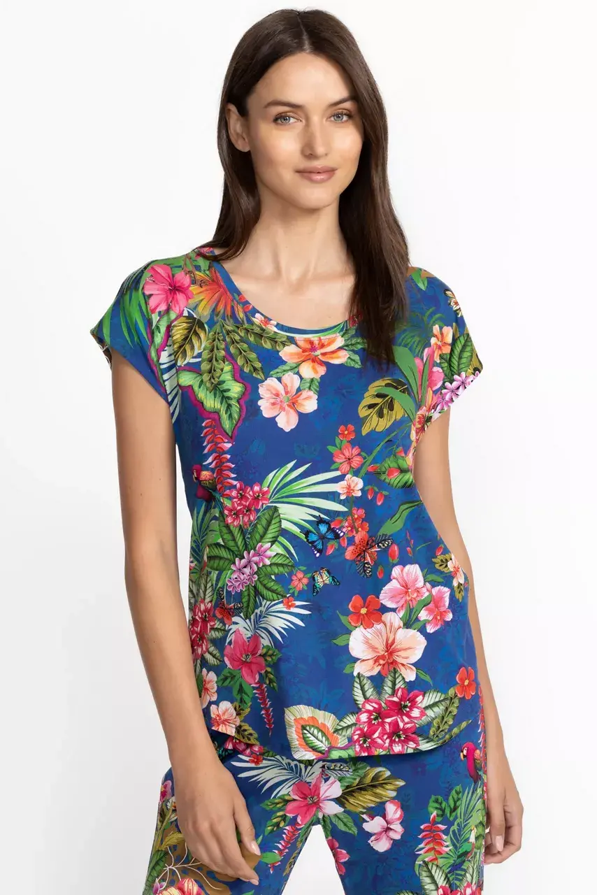 Johnny Was The Bobbie Crop Set Amorina Blue