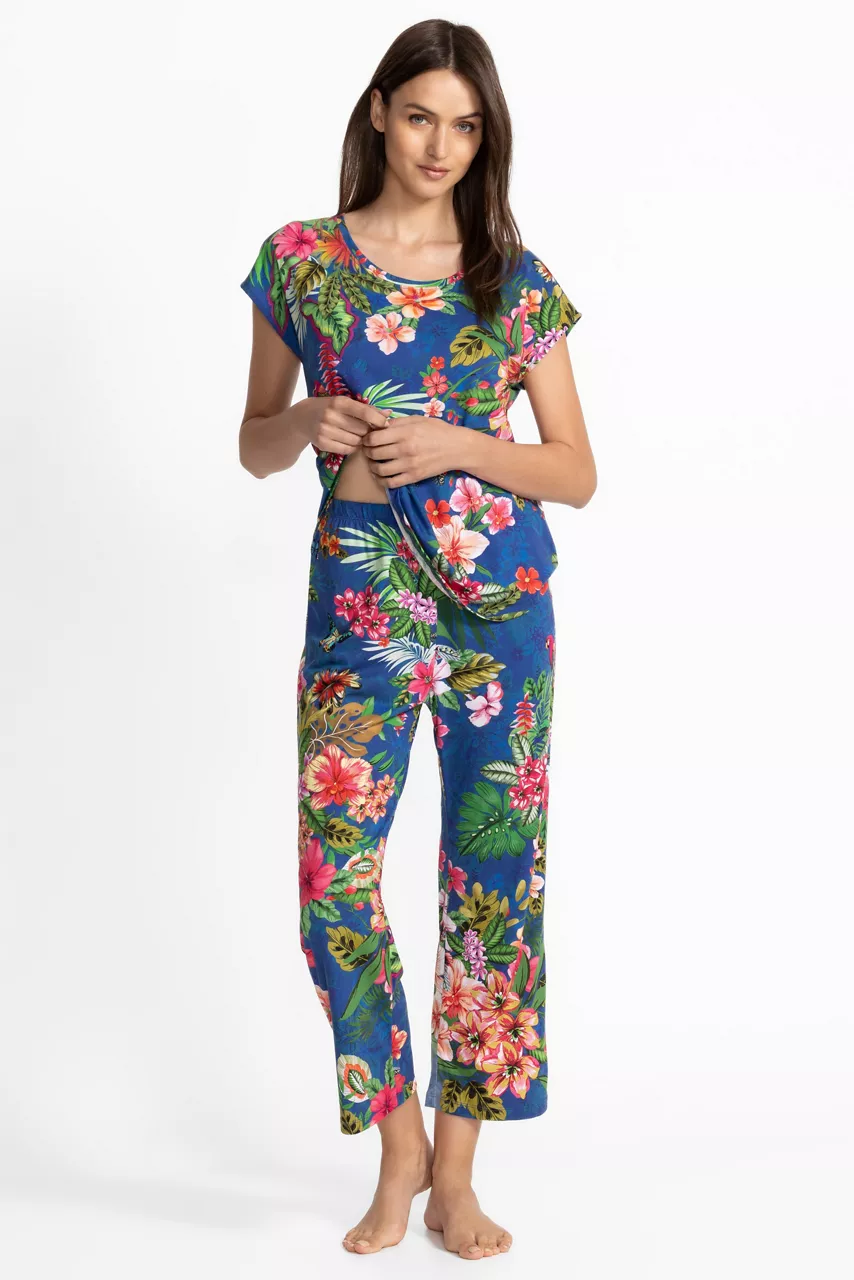 Johnny Was The Bobbie Crop Set Amorina Blue