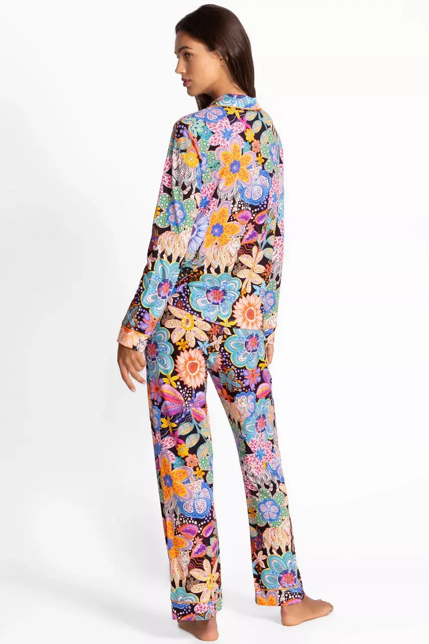Johnny Was The Carly Pj Set Caetana Allover Print
