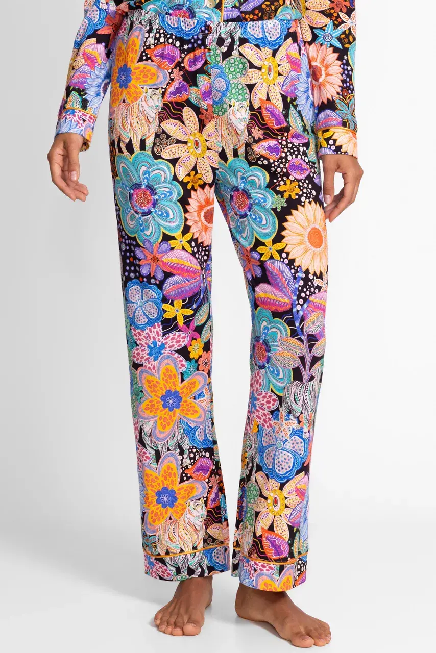 Johnny Was The Carly Pj Set Caetana Allover Print