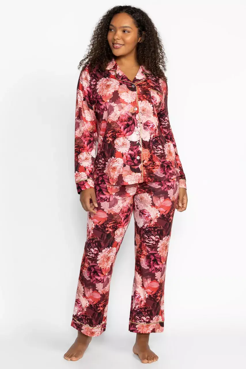 johnny was The Carly Pj Set Rosas