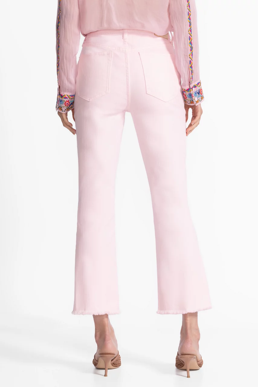 Johnny Was THE CROPPED BABY BOOT JEAN Taffy