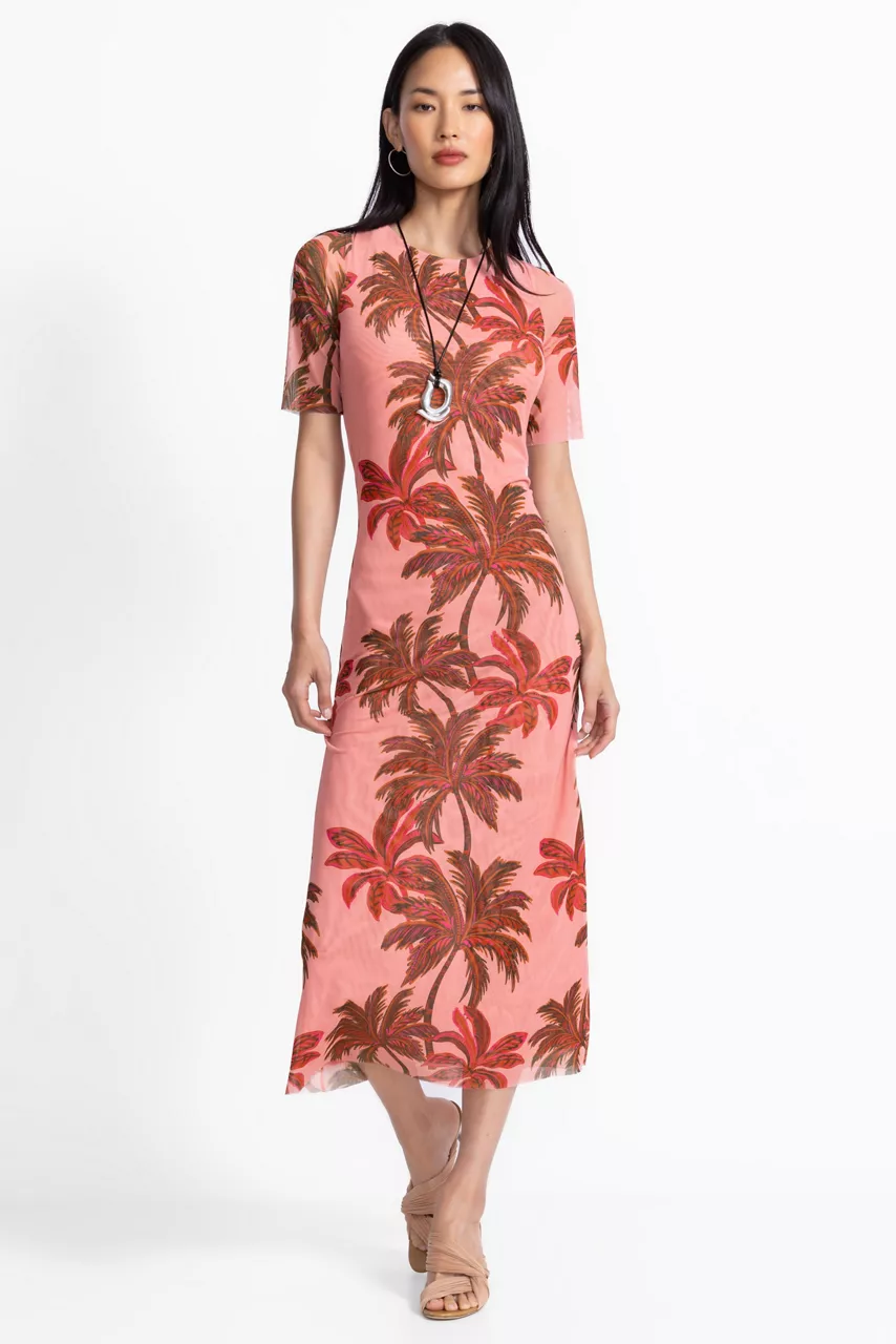 Johnny Was THE MESH MIDI DRESS Callie