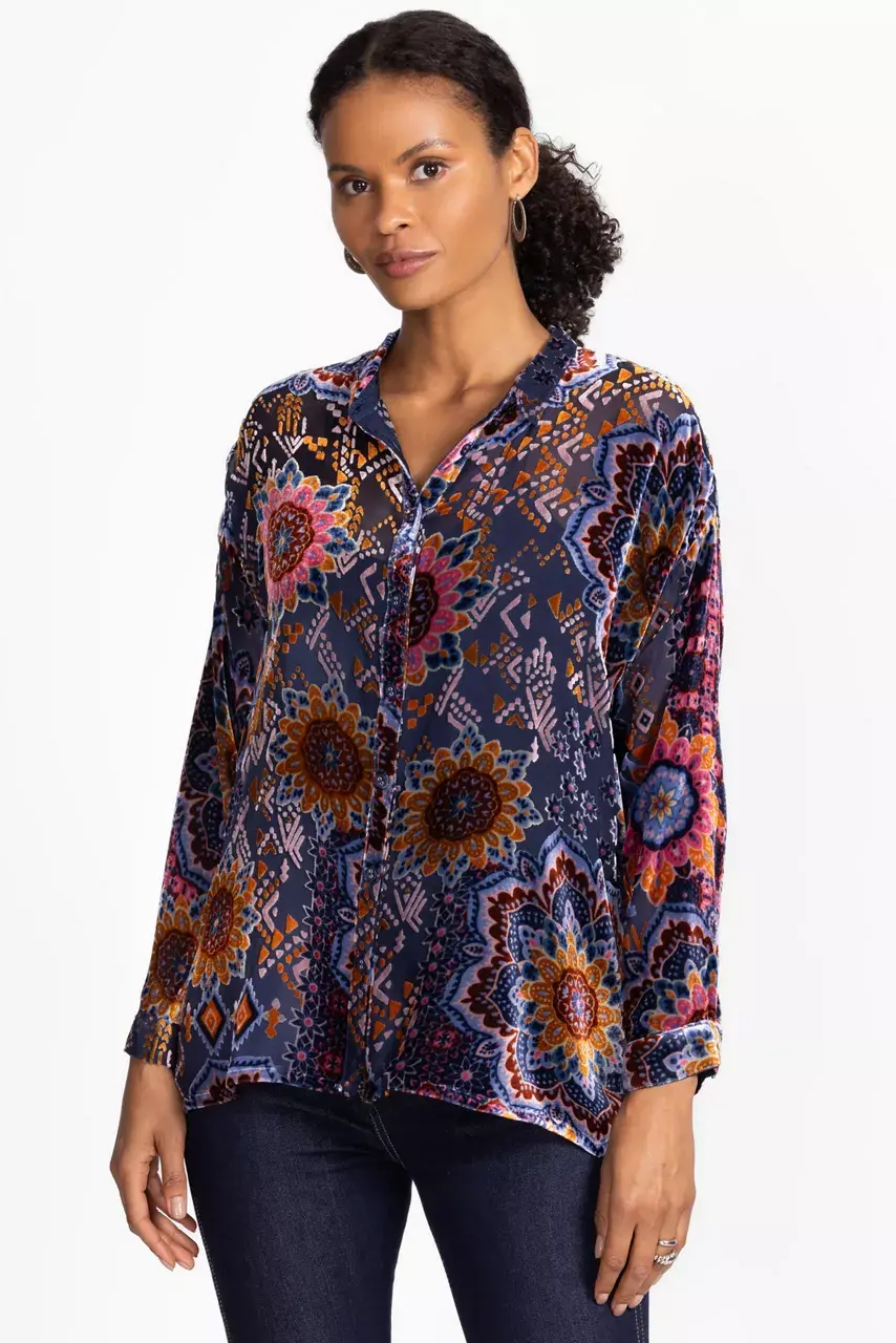 Johnny Was THE OVERSIZED AUDREY SHIRT Sisi