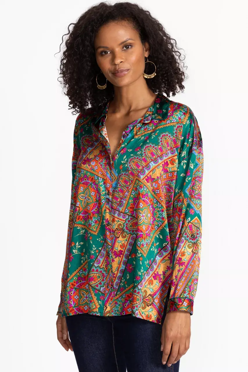 Johnny Was THE SLIM AUDREY BLOUSE Bomi