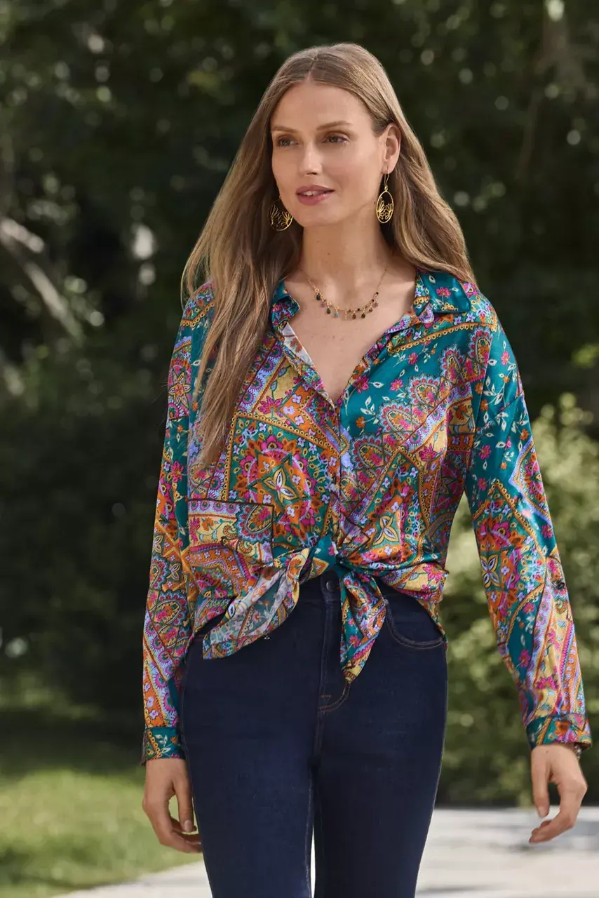 johnny was THE SLIM AUDREY BLOUSE Bomi