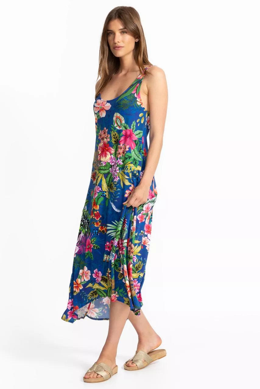 Johnny Was THE TANK SLEEP DRESS Amorina Blue