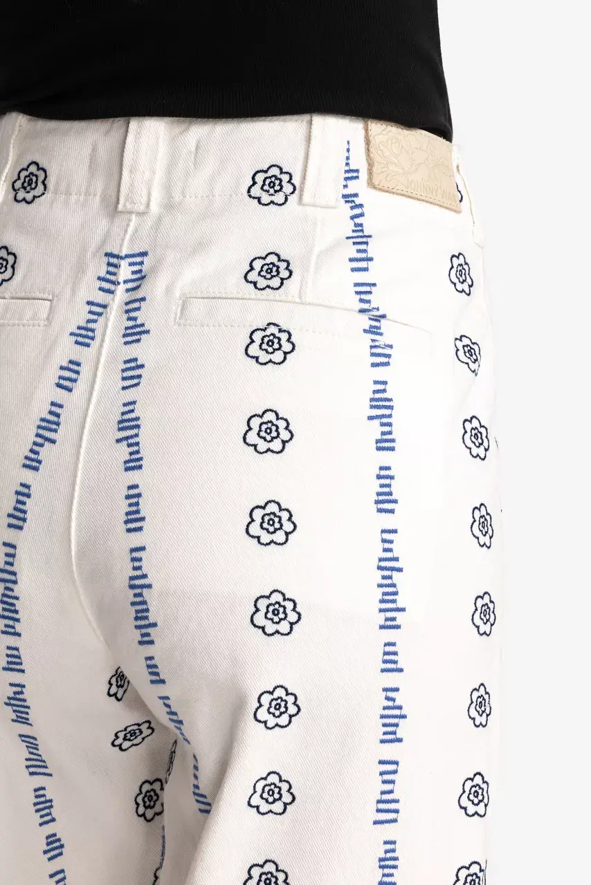 Johnny Was THE WIDE LEG TROUSER White