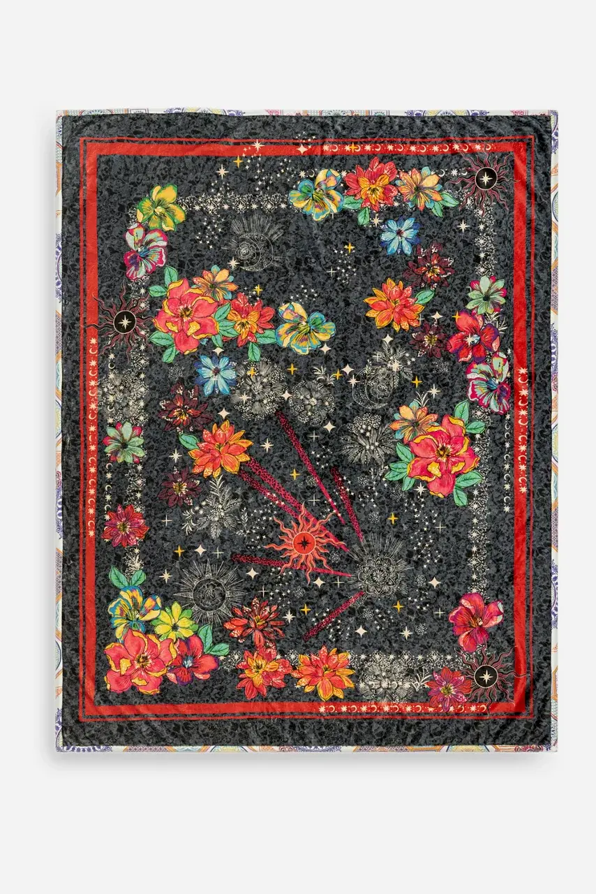 johnny was Travel Blanket Starry Night