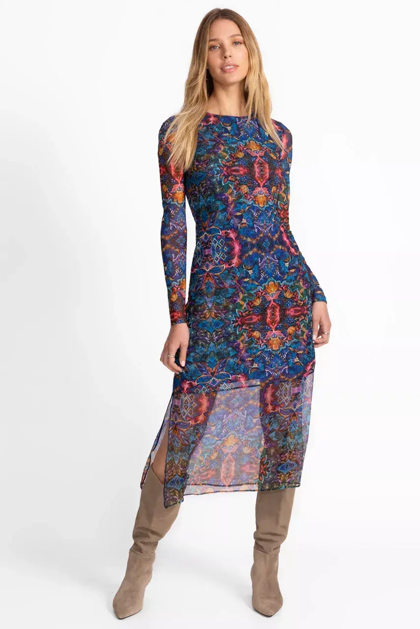 johnny was TULUS MESH MIDI DRESS Ottalie