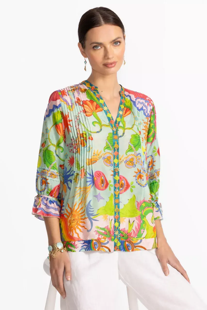 Johnny Was VACANZA BLOUSE Kayla