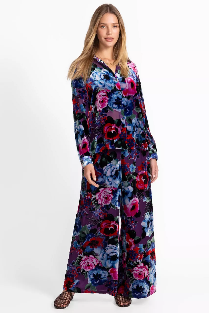 Johnny Was VELMA BUTTON DOWN SHIRT Phantasma