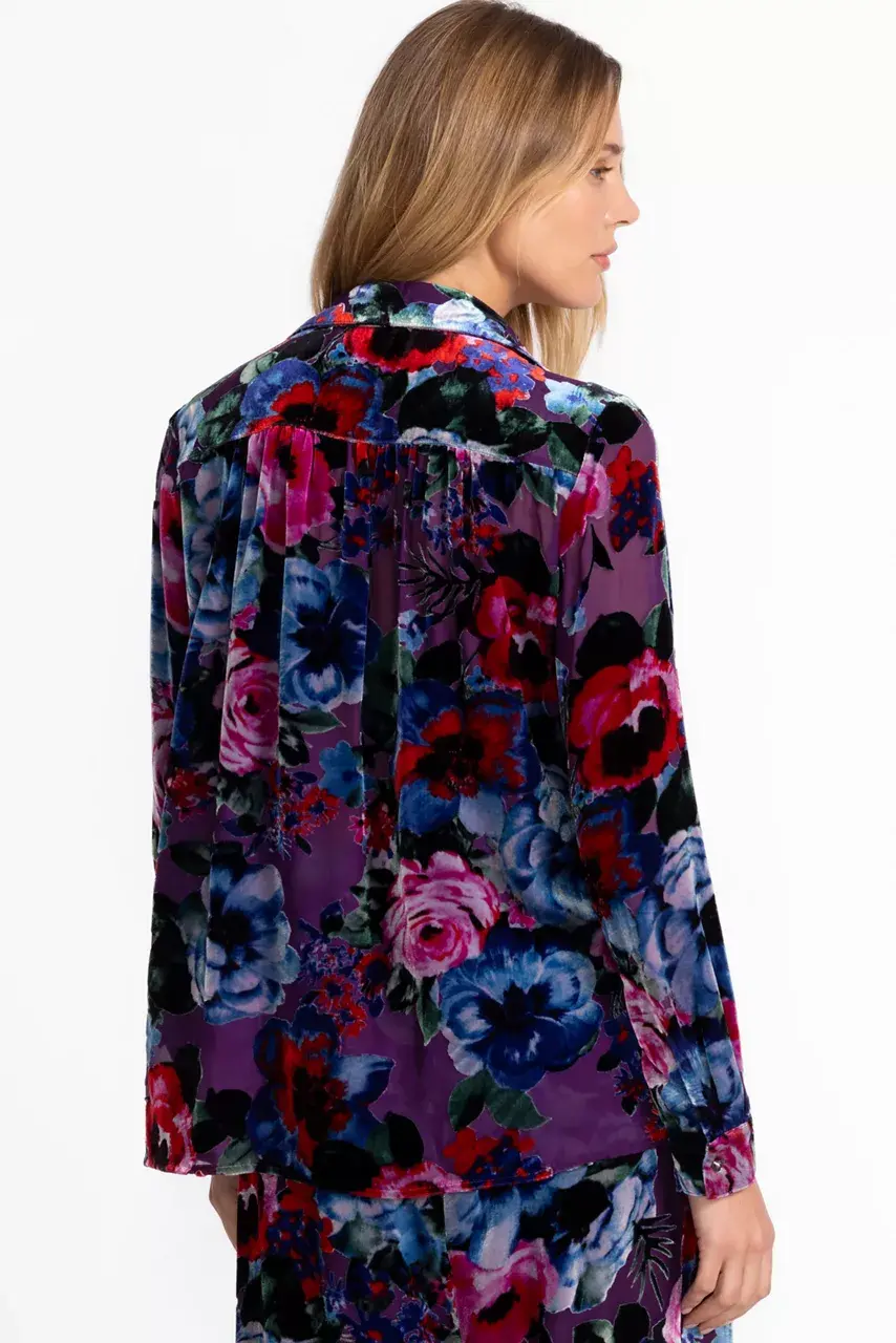 Johnny Was VELMA BUTTON DOWN SHIRT Phantasma