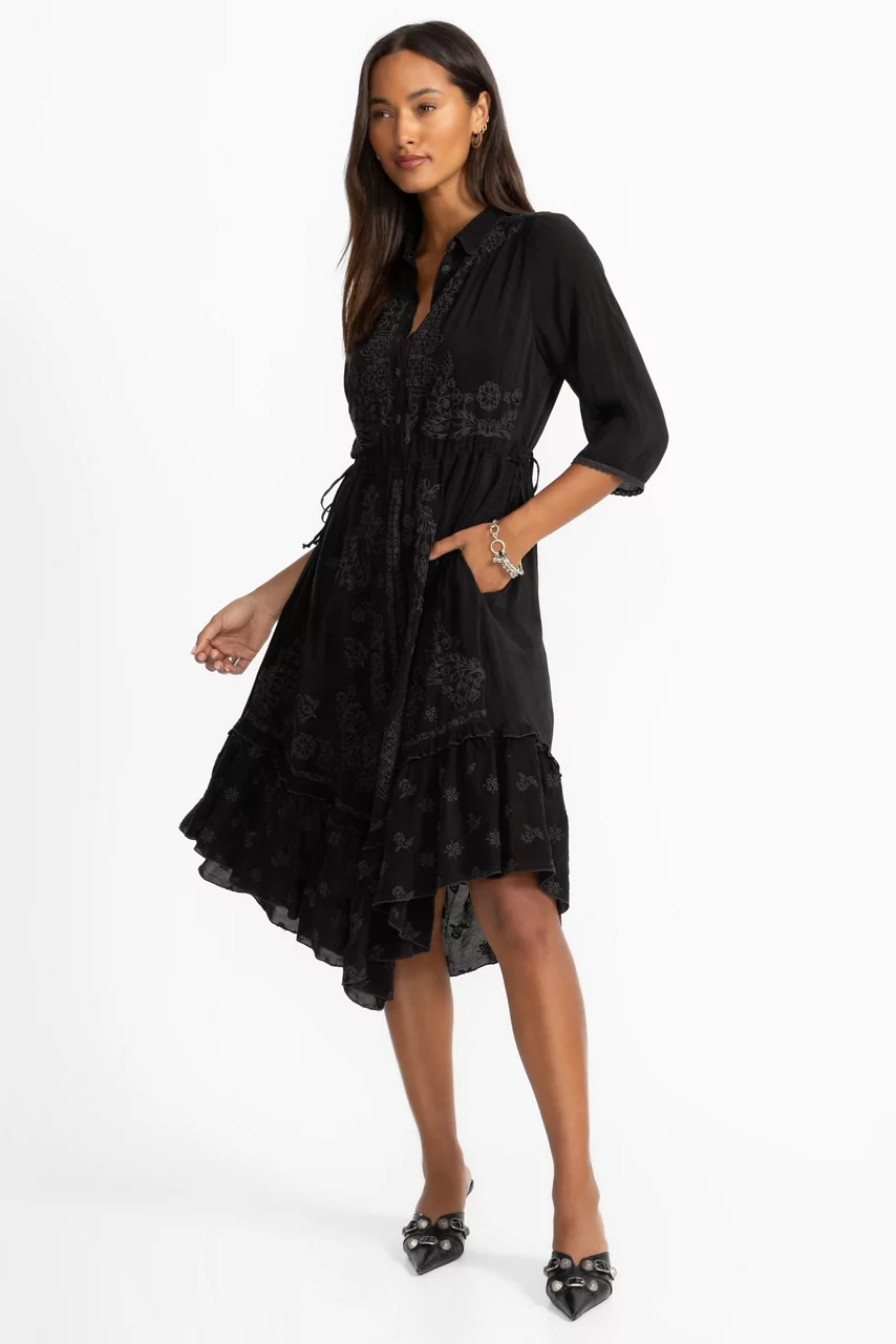 johnny was VIPIANA DRESS Black