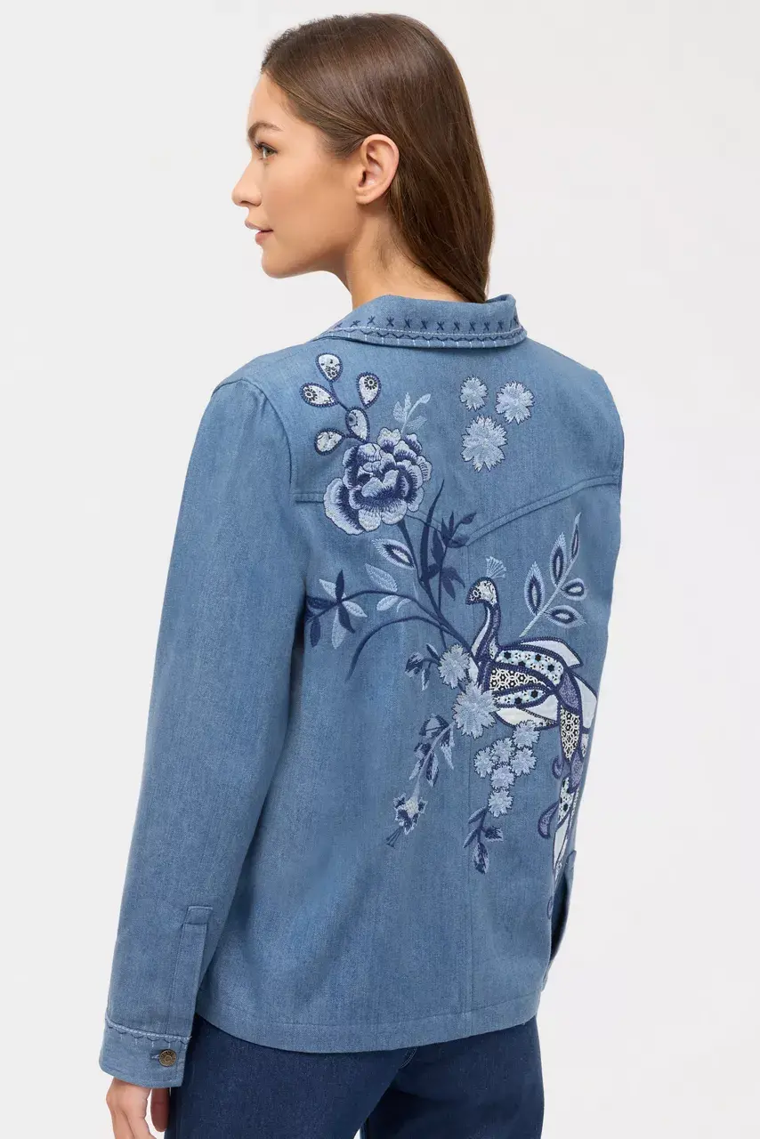 johnny was WESTERN WORKER JACKET Light Blue