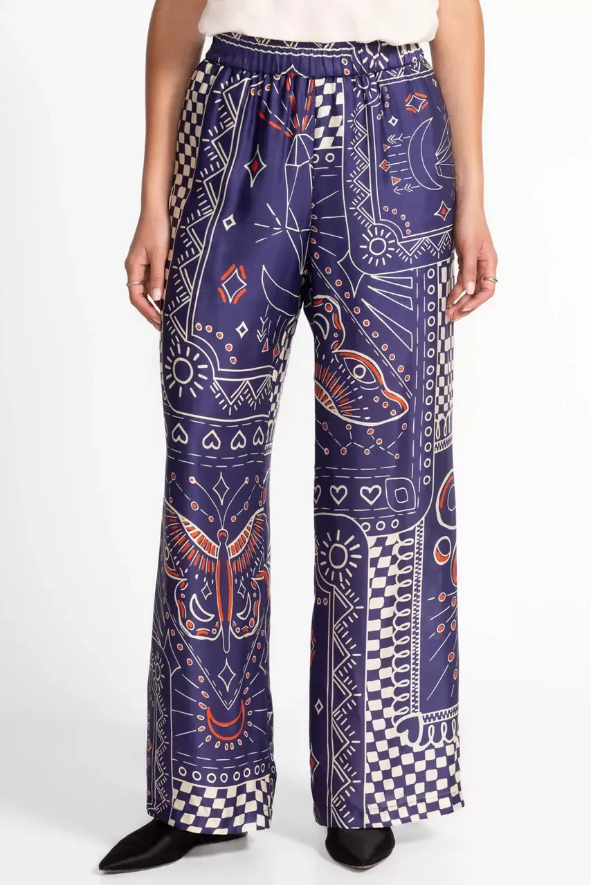 Johnny Was WIDE LEG PANT Keoki