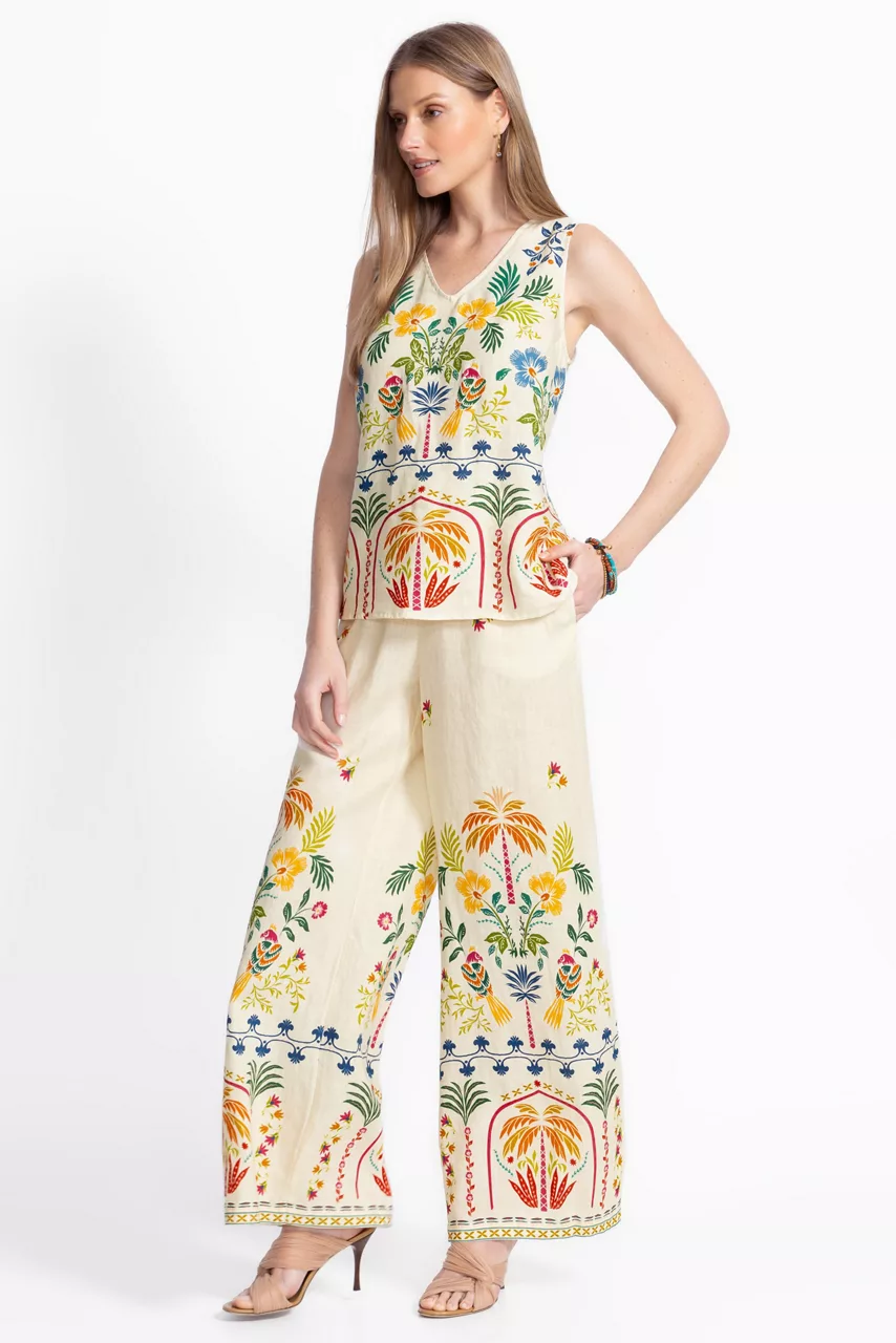 Johnny Was WIDE LEG PANT Soller