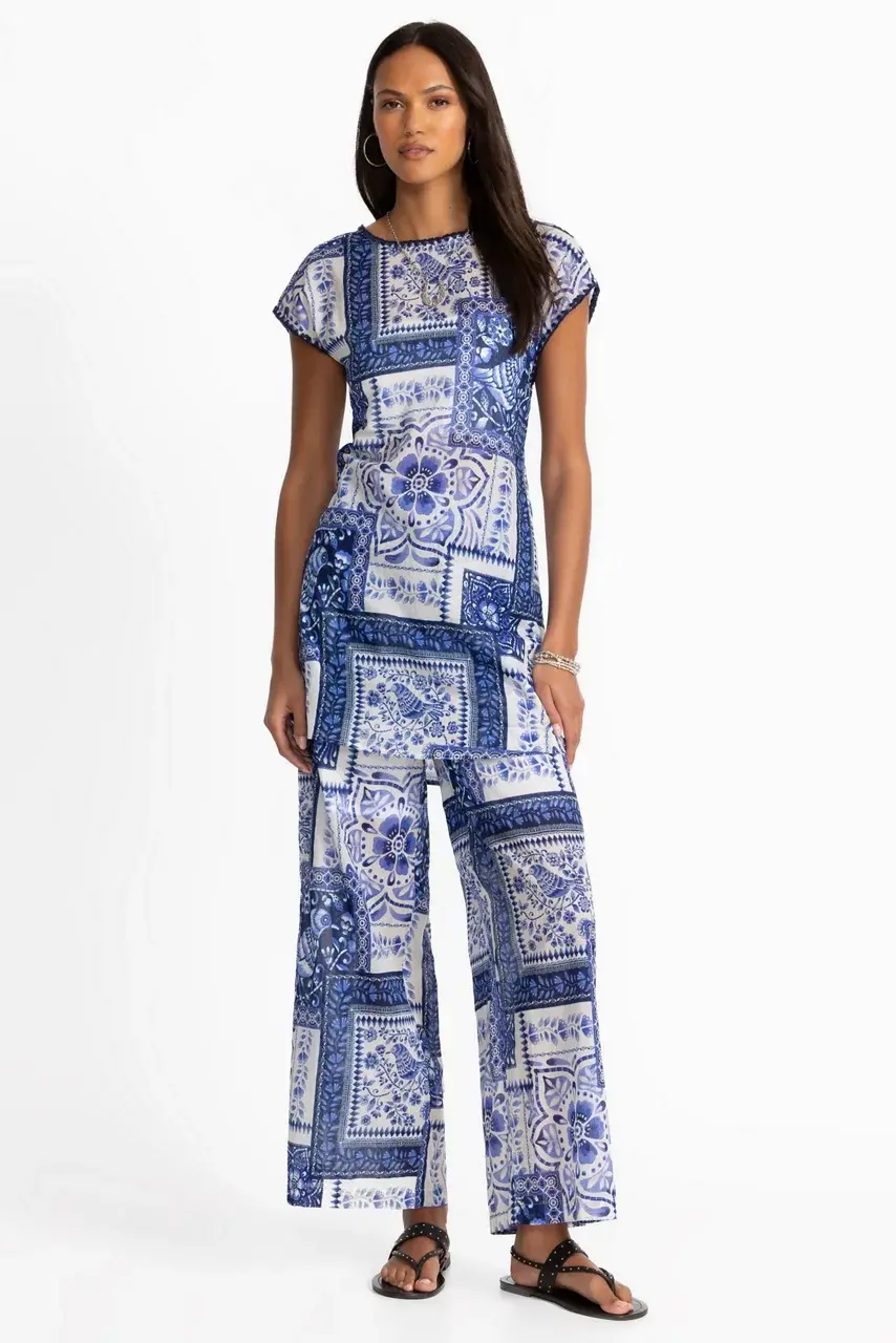 Johnny Was WIDE LEG PANT Starling