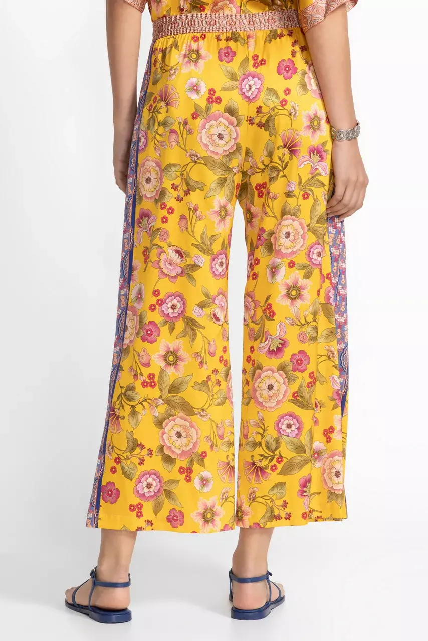 Johnny Was YASMIN CROPPED EASY PANT Camara