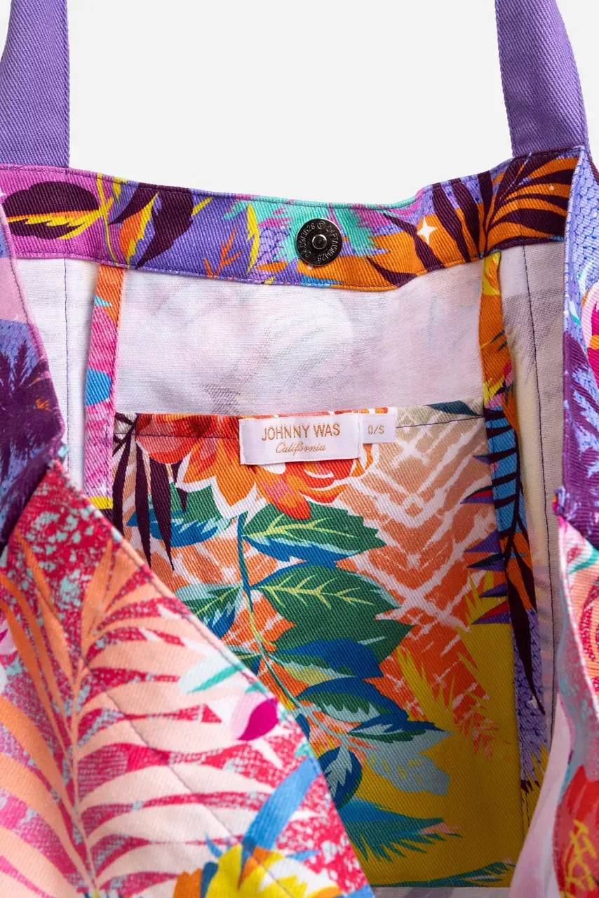 Johnny Was ZERU BEACH TOTE Zeru