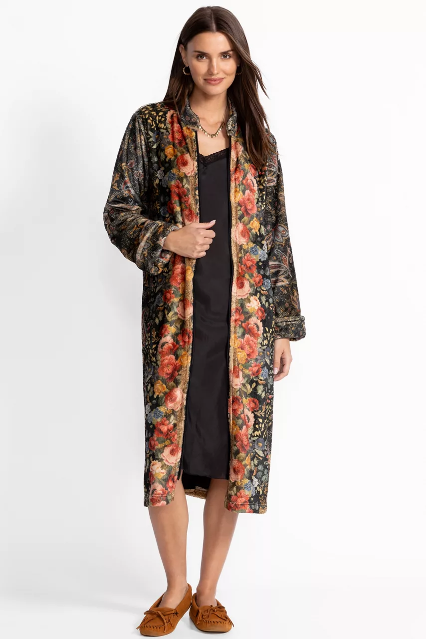 Johnny Was ZIP UP ROBE Leto