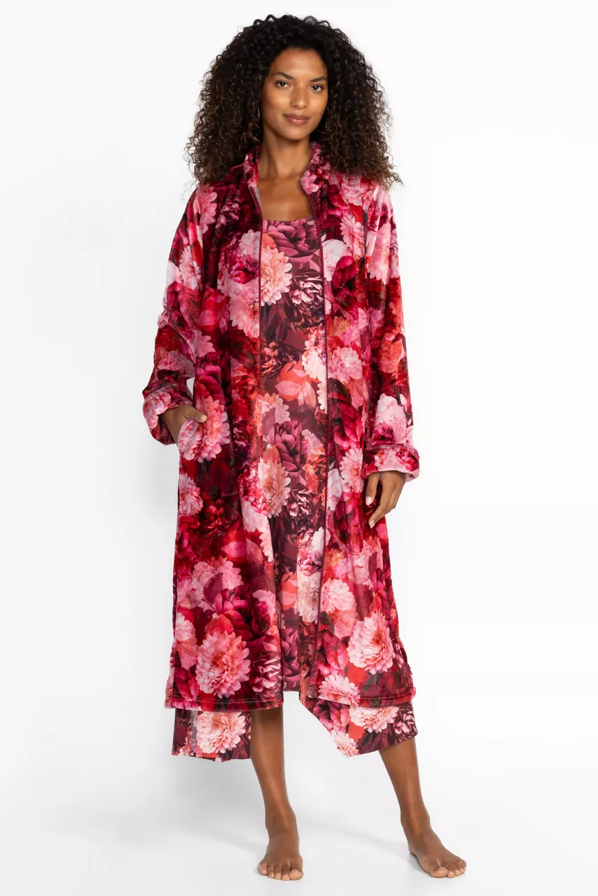 johnny was ZIP UP ROBE Rosas