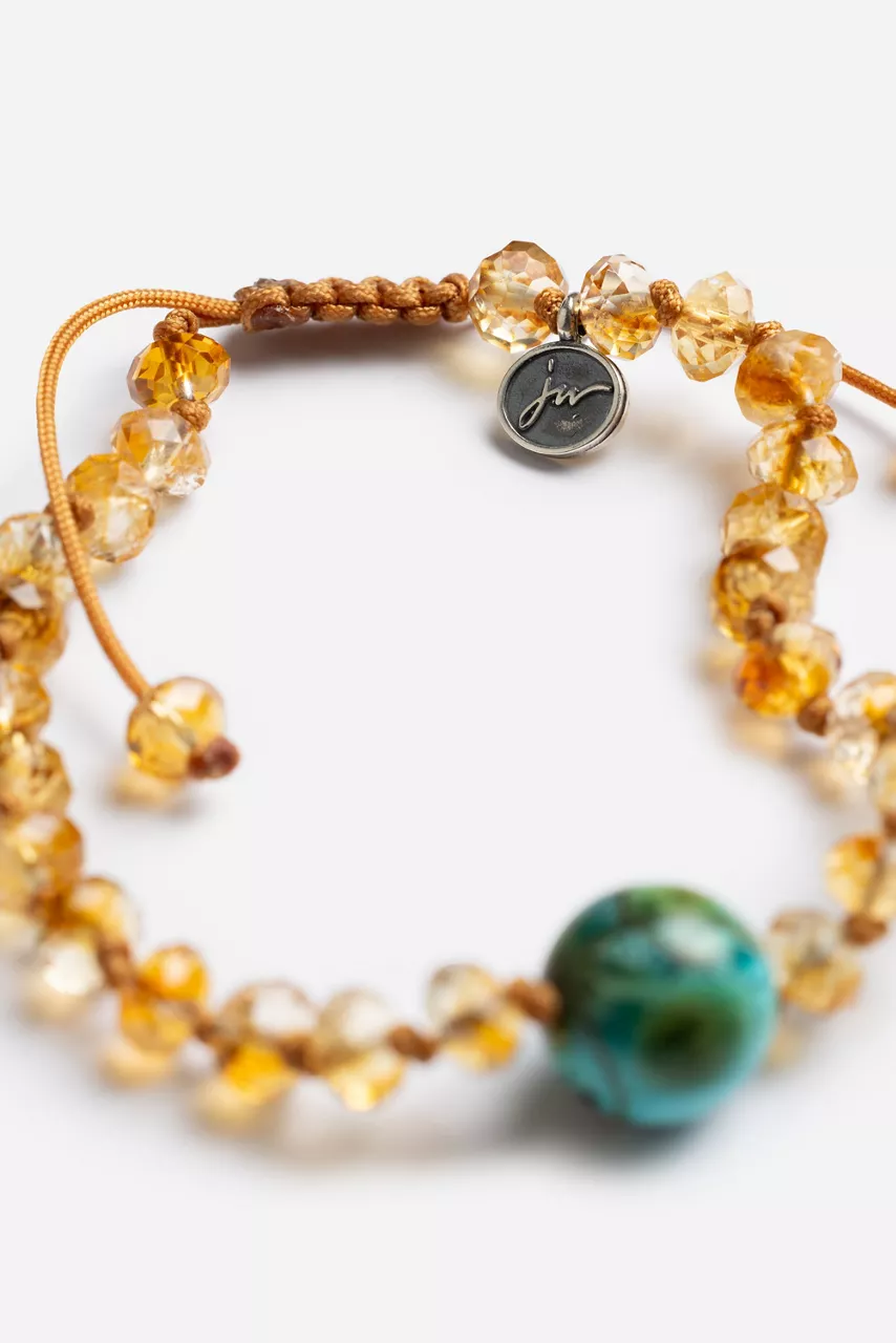 Johnny Was JOSEPH BROOKS CITRINE BRACELET Burnt Orange