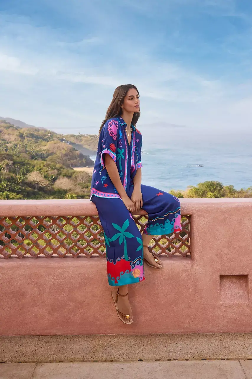 johnny was JULISSA CROPPED EASY PANT Palomas Island