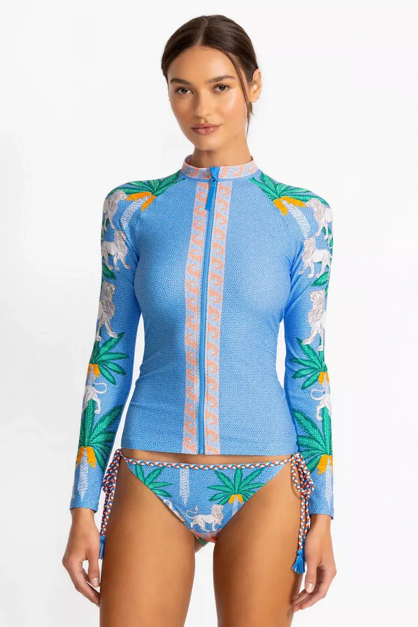 Johnny Was JW X PAOLITA LONG SLEEVE SURF SHIRT Circes Ocean