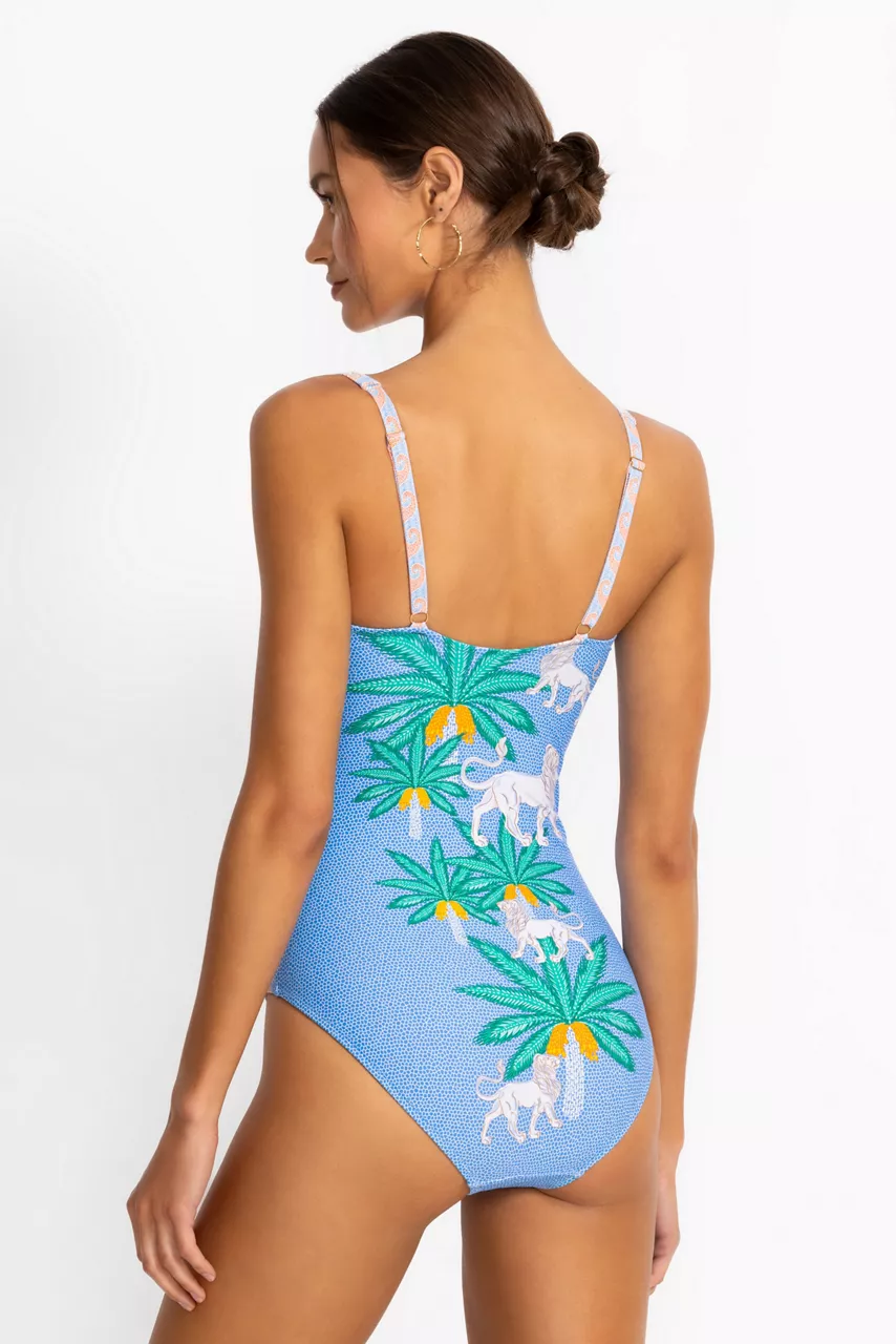 Johnny Was JW X PAOLITA MARILYN RUCHED ONE PIECE Circes Ocean