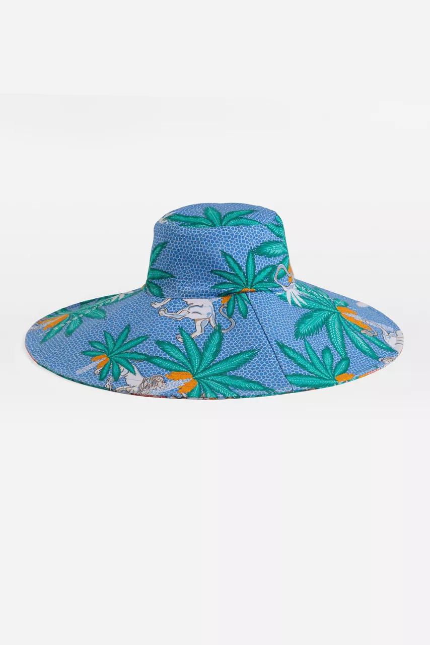 johnny was JW X PAOLITA REVERSIBLE BEACH HAT Circes Ocean