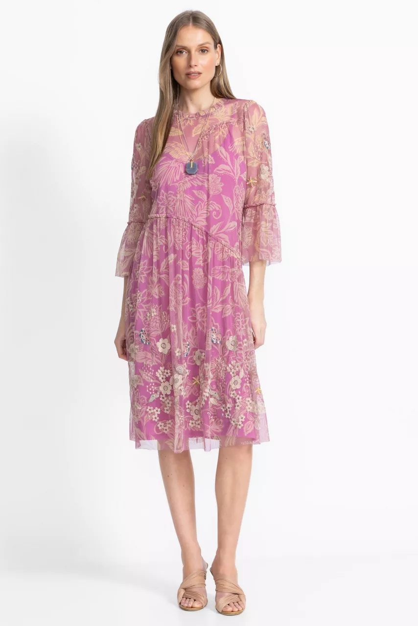 johnny was MAZZY ARCHING RUFFLES DRESS Noah Blushing