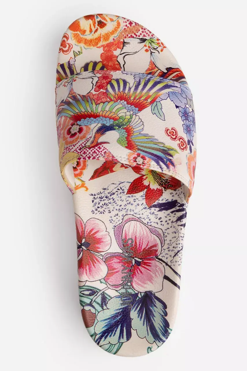 Johnny Was MCDREAMER PLATFORM POOL SLIDE Mcdreamer Print