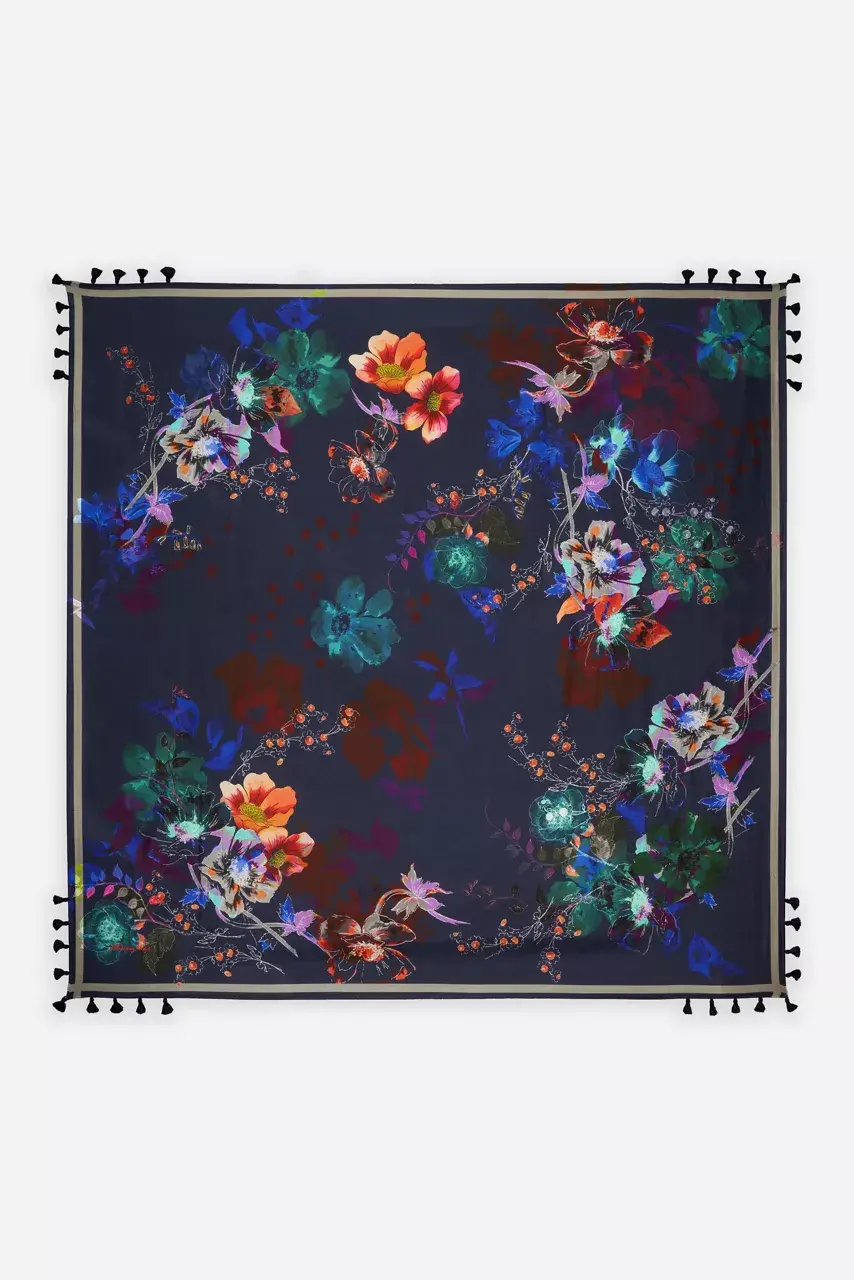 johnny was MIDNIGHT SILK SCARF Midnight Scarf Print