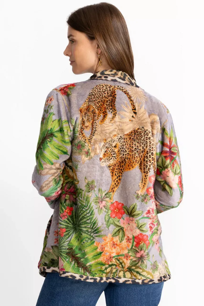 Johnny Was REVERSIBLE JOAN WRAP BINDED SHERPA JACKET Bellina