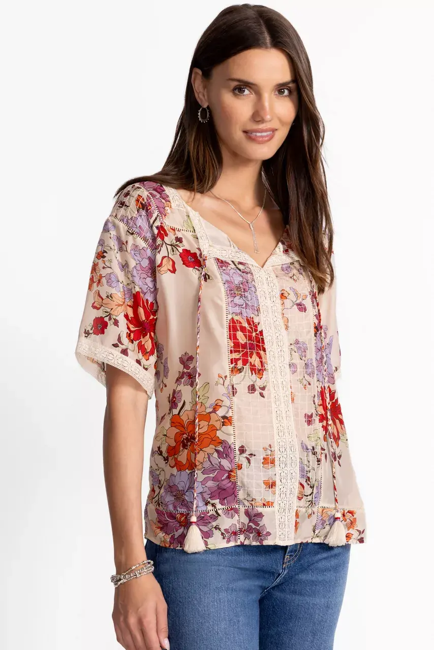 johnny was SONIA LACE BLOUSE Vines Of Morning Glory