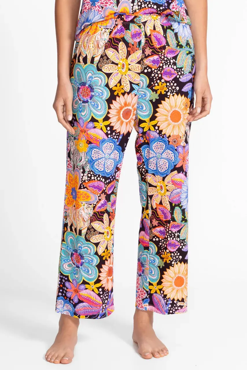 Johnny Was The Bobbie Crop Set Caetana Allover Print