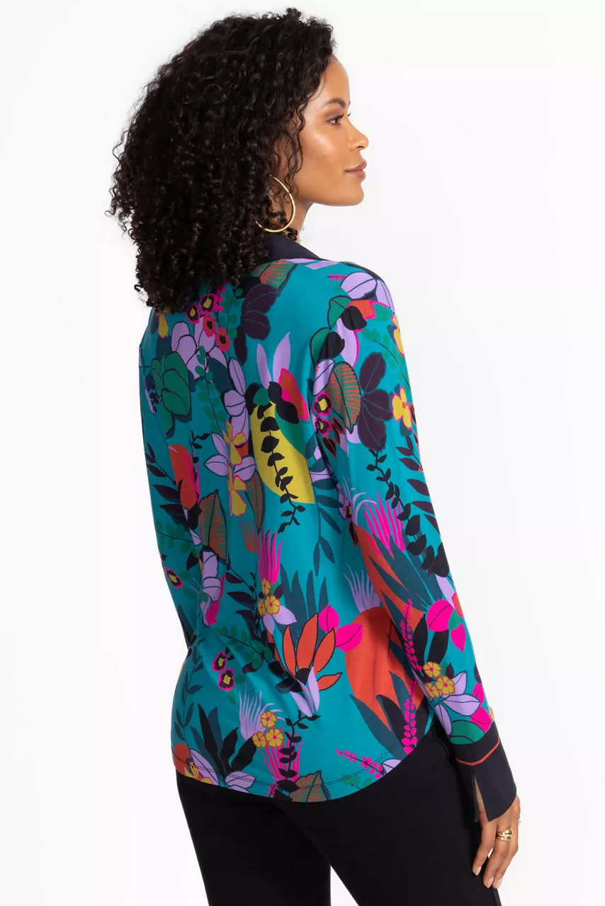 Johnny Was THE JANIE FAVORITE BUTTON FRONT SHIRT House Of Flores