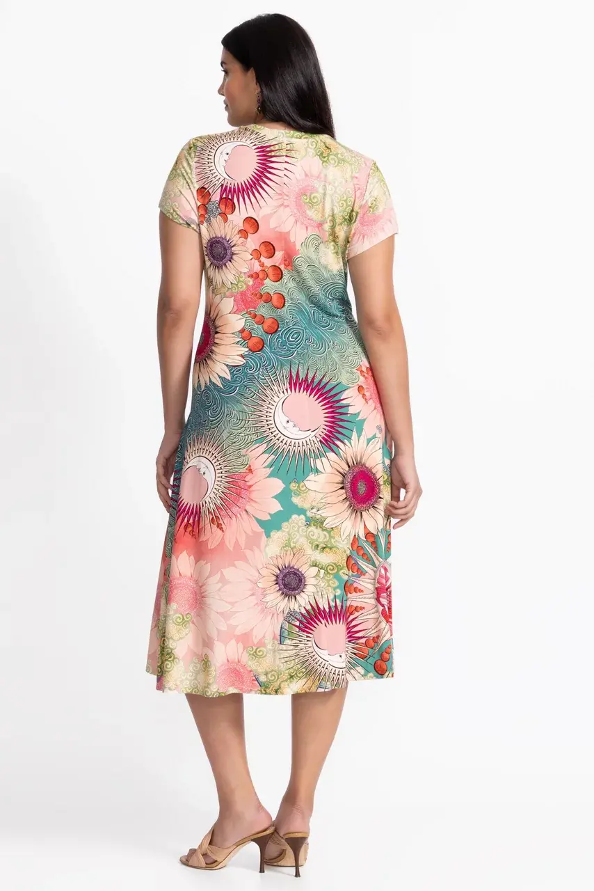 Johnny Was THE JANIE FAVORITE CAP SLEEVE DRESS Emily