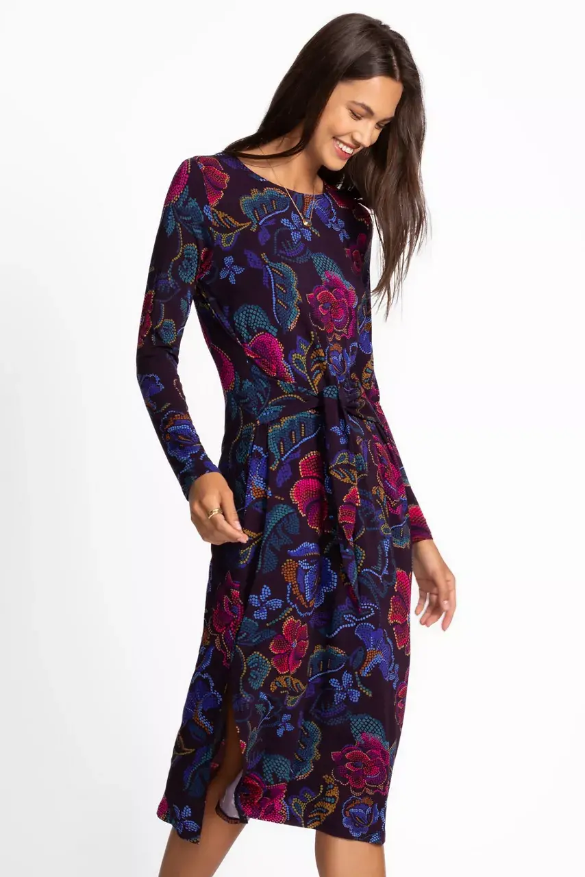 Johnny Was THE JANIE FAVORITE LONG SLEEVE TIE FRONT Aphaia