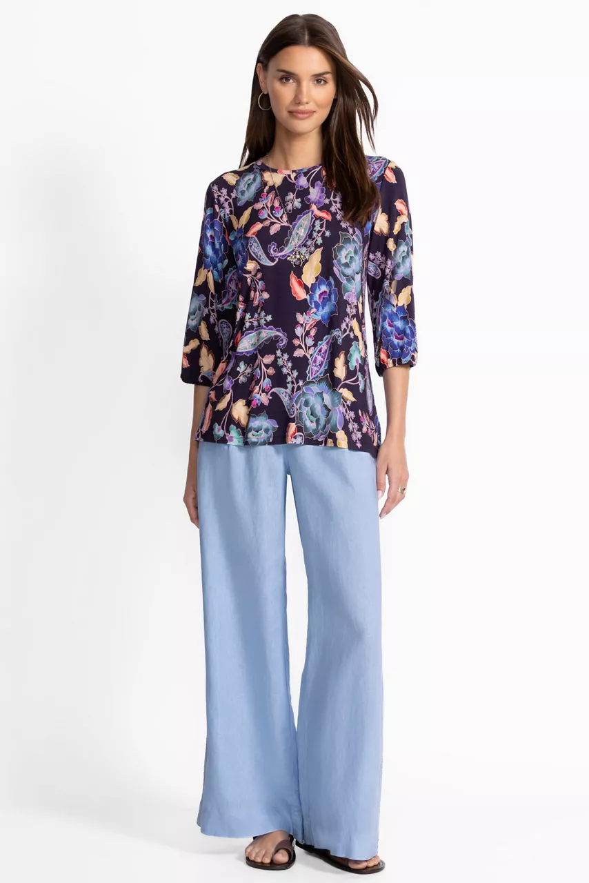 Johnny Was THE JANIE FAVORITE PUFF SLEEVE TOP Stevies Garden