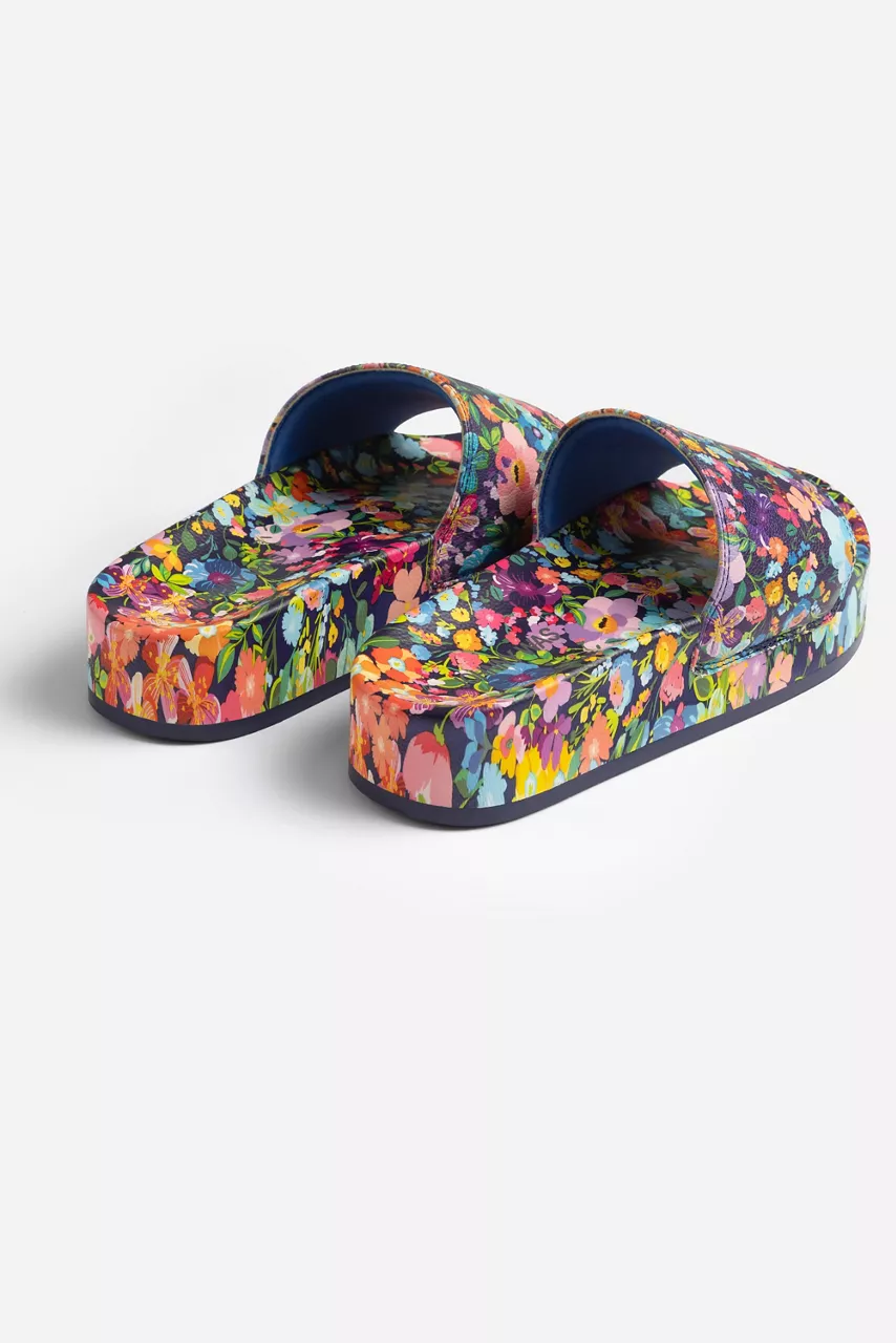 Johnny Was WILD BLOOM PLATFORM POOL SLIDE Wild Bloom