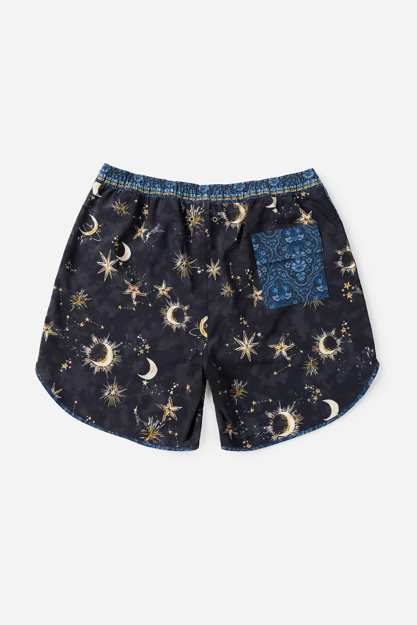 Johnny Was ZOLITA MENS DOLPHIN SWIM TRUNK Zolita Border