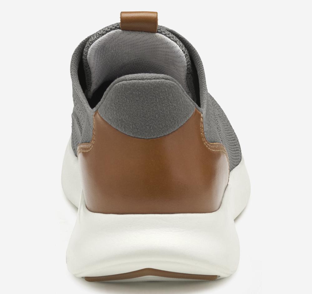Johnston & Murphy Amherst 2.0 Knit Plain Toe Gray Knit